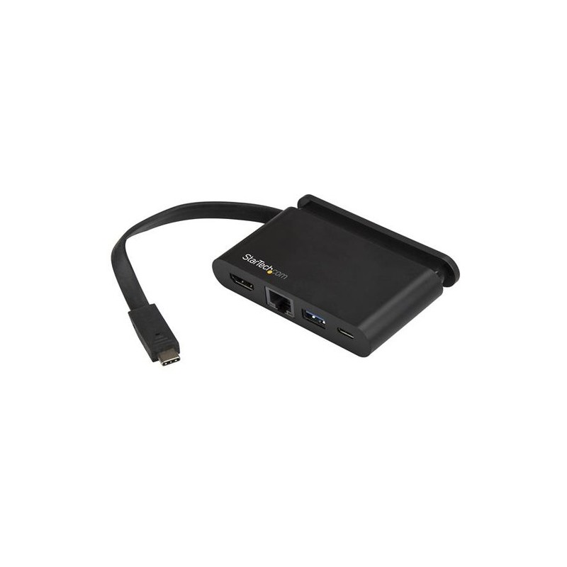 StarTech BASE DE CONEXIÓN USB-C A HDMI 4K RJ-45 USB-A