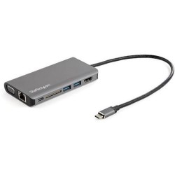 StarTech ADAPTADOR USB-C MULTIPORT 100W SALIDA DE CORRIENTE HDMI VGA L