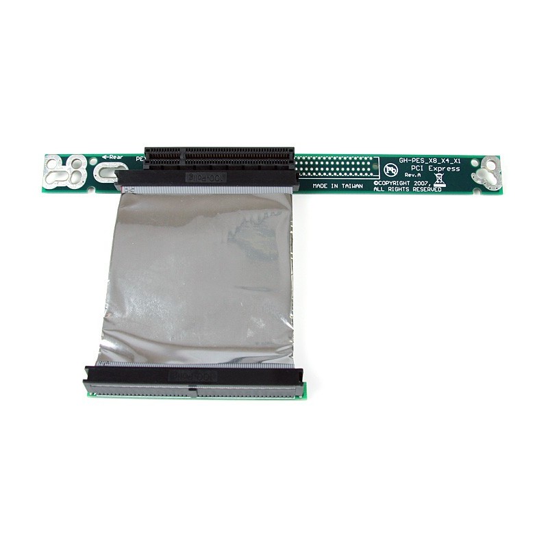 StarTech TARJETA ELEVADORA RISER PCIE X8 ADAPTADOR CON CABLE FLEX 7CM