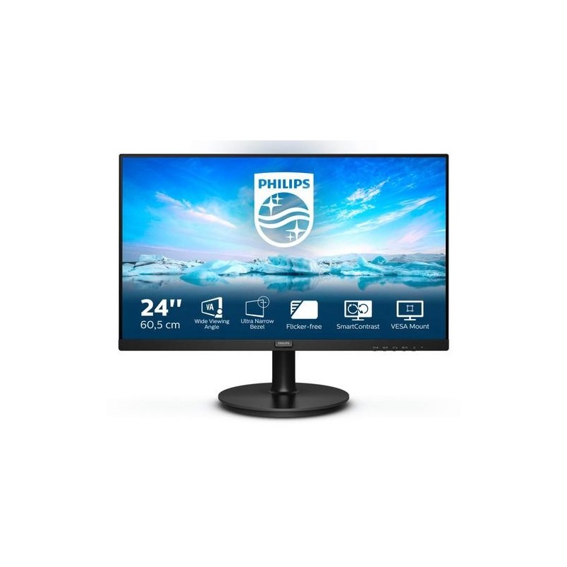 Philips MONITOR 23.8" LCD 1920x1080 16:9 4MS 241V8L/00 1000:1 VGA/HDMI