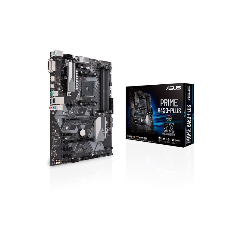 Asus PLACA BASE PRIME B450-PLUS B450 ATX SND+GLN+U3.1+M2 SATA 6GB/S DD