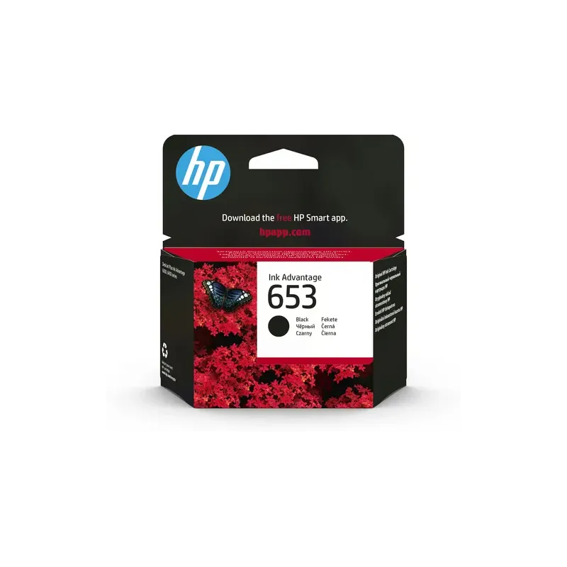 HP CARTUCHO TINTA NEGRO 653 ORIGINAL