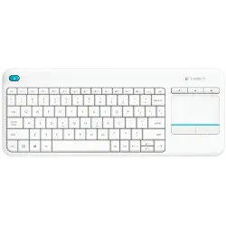 Logitech INALÁMBRICO TÁCTIL TECLADO K400 BLANCO PLUS