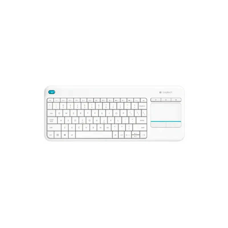 Logitech INALÁMBRICO TÁCTIL TECLADO K400 BLANCO PLUS