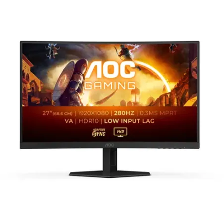 Aoc MONITOR GAMING 27" VA 16:9 280HZ CURVO 1920x1080 HDMI DISPLAYPORT