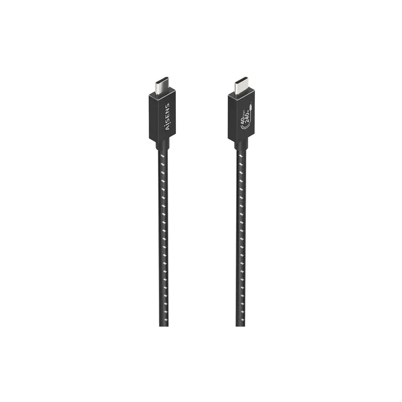 Aisens CABLE USB4 GEN3X2 ALUMINIO 40GB 8K 60HZ 5A 48V 240W MACHO-MACHO