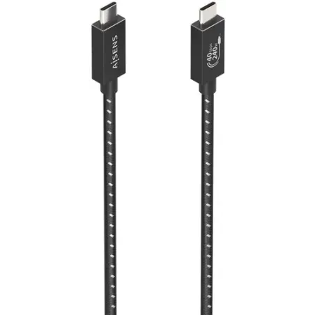 Aisens CABLE USB4 GEN3X2 ALUMINIO 40GB 8K 60HZ 5A 48V 240W MACHO-MACHO