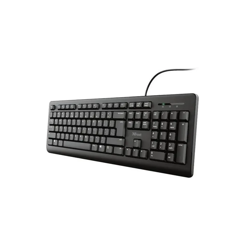 Trust TECLADO RESISTENTE VERTIDOS TECLAS SILENCIOSAS TK-150 PRIMO