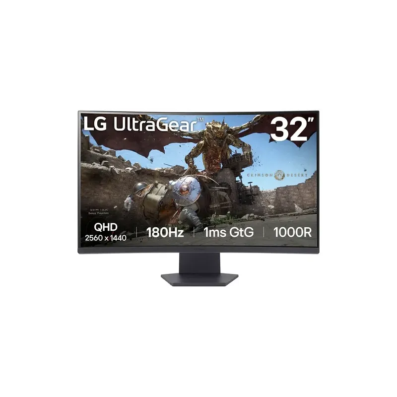 LG MONITOR VA 32" 2560X1440 16:09 1MS 3000:01:00 HDMI DISPLAYPORT