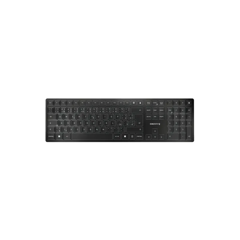 Cherry TECLADO KW 9100 SLIM INALÁMBRICO NEGRO IDIOMA CHECO