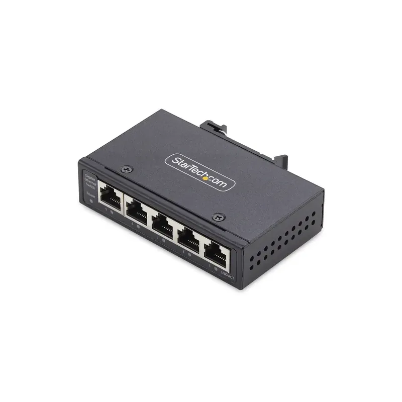 StarTech SWITCH NO GESTIONADO 5 PUERTOS 10/100/1000MBPS FANLESS IP30