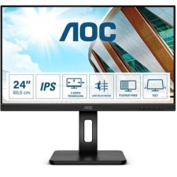 Aoc MONITOR 23.8in FHD 1920x1080 16:9 IPS 24P2Q VGA DVI HDMI DISPLAYPO