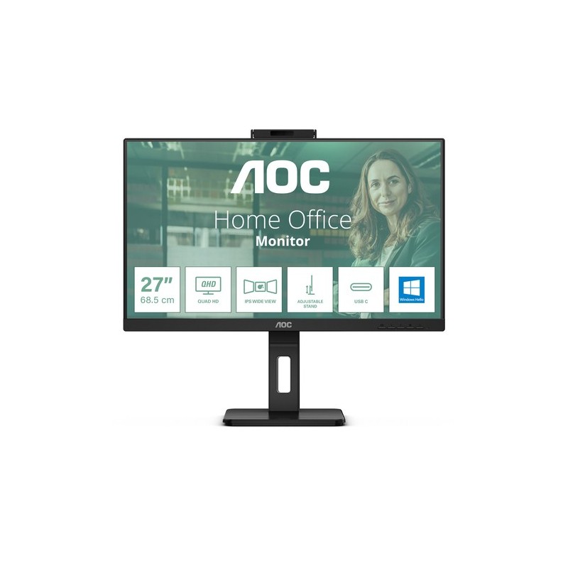 Aoc MONITOR 23.8" IPS 1920x1080FHD 16:9 WEBC 24P2C HDMI DISPLAYPORT US