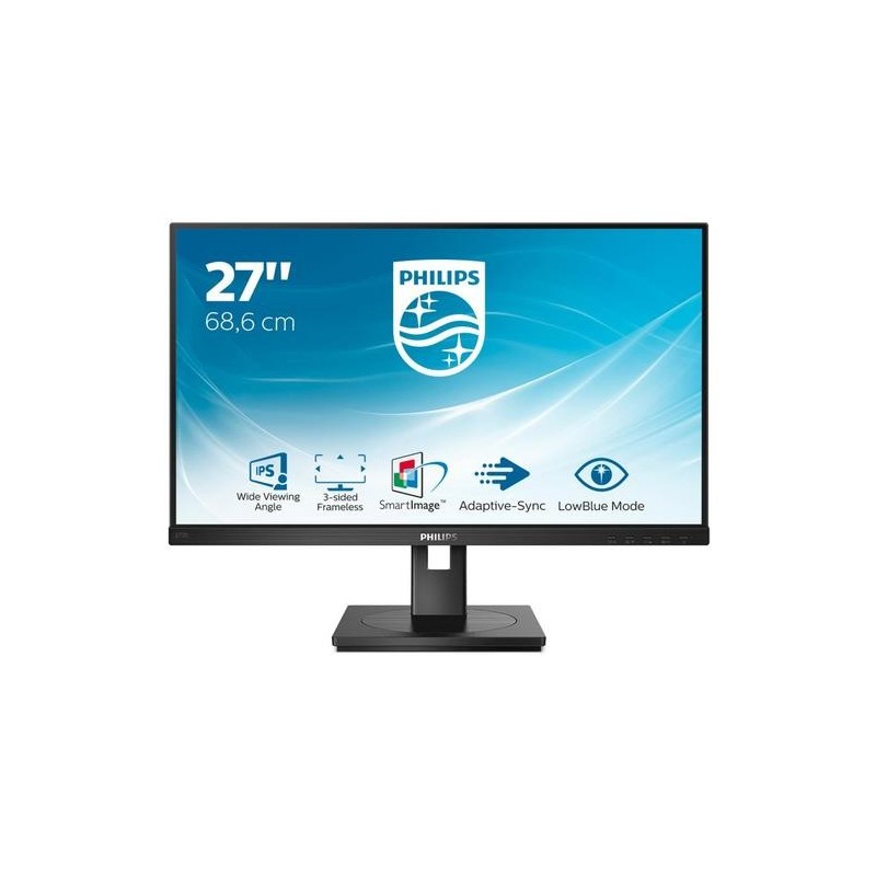 Philips MONITOR LCD 27" IPS 1920x1080 1000:1 16:9 VGA DVI HDMI USB 4MS