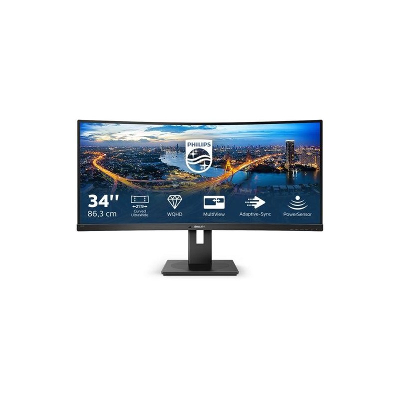 Philips MONITOR 345B1C 86.36CM 34" VA 3440X1440 3000:1 300 CD/QM 21:9