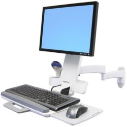 Ergotron SOPORTE PARA MONTAJE EN PARED 200 SERIES COMBO ARM BLANCO