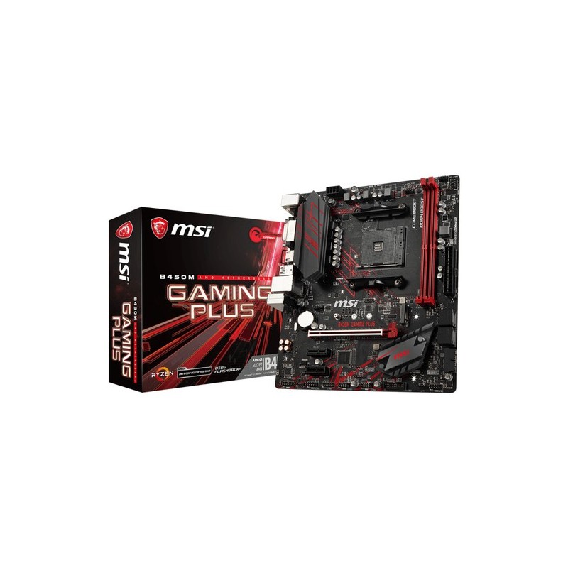 Msi PLACA BASE B450M GAMING PLUS