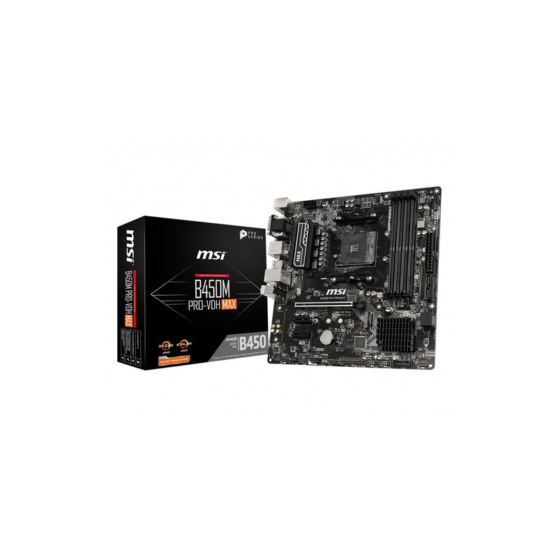 Msi PLACA BASE B450M PRO-VDH MAX