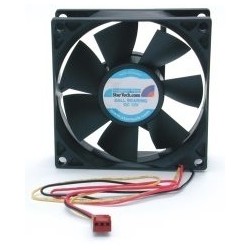 StarTech VENTILADOR FAN ORDENADOR CHASIS 80X25MM TX3 ROD BOLAS DOBLE