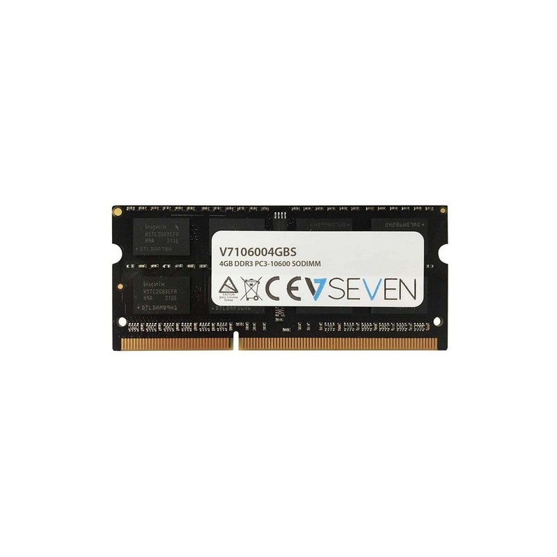 V7 MEMORIA RAM 4GB DDR3 1333MHZ CL9 SO DIMM PC3-10600