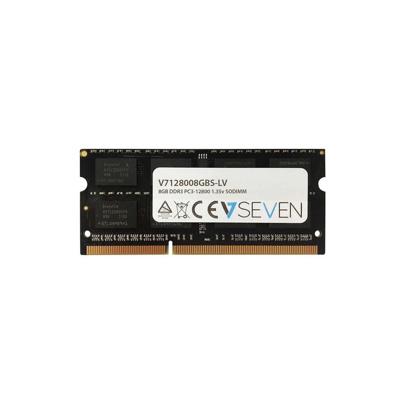 V7 MEMORIA RAM 8GB DDR3 1600MHZ CL11 SO DIMM PC3-12800