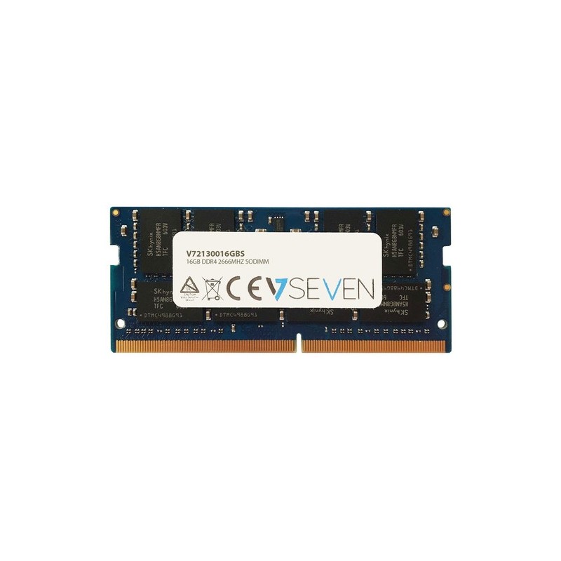 V7 MEMORIA RAM 16GB DDR4 2666MHZ CL19 NO ECC SO DIMM PC4-21300 1.2V 28