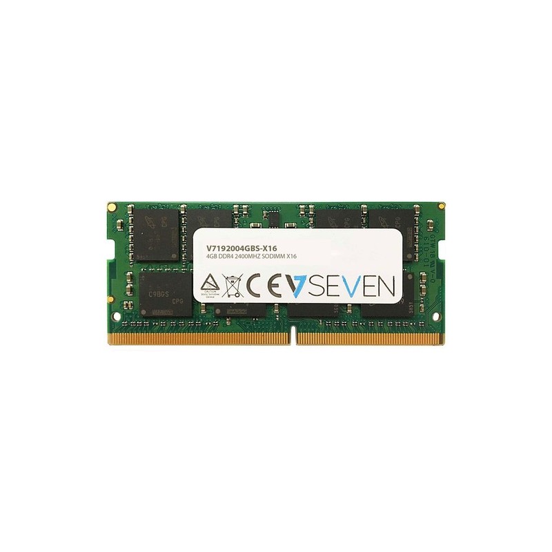 V7 MEMORIA RAM 4GB DDR4 2400MHZ CL17 NO ECC SODIMM PC4-19200 1.2V 260P