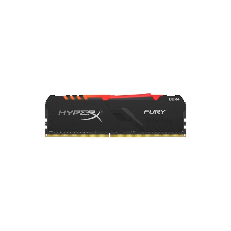 Kingston MEMORIA RAM 8GB DDR4 2666MHZ CL16 DIMM 1RX8 HYPERX FURY RGB