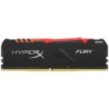 Kingston MEMORIA RAM 8GB DDR4 2666MHZ CL16 DIMM 1RX8 HYPERX FURY RGB