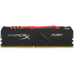 Kingston MEMORIA RAM 8GB DDR4 3600MHZ CL17 DIMM 1RX8 HYPERX FURY RGB