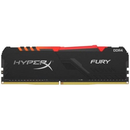 Kingston MEMORIA RAM 8GB DDR4 3600MHZ CL17 DIMM 1RX8 HYPERX FURY RGB