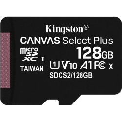 Kingston TARJETA DE MEMORIA 128GB MICROSDXC CANVAS SELECT 100R A1 CLAS