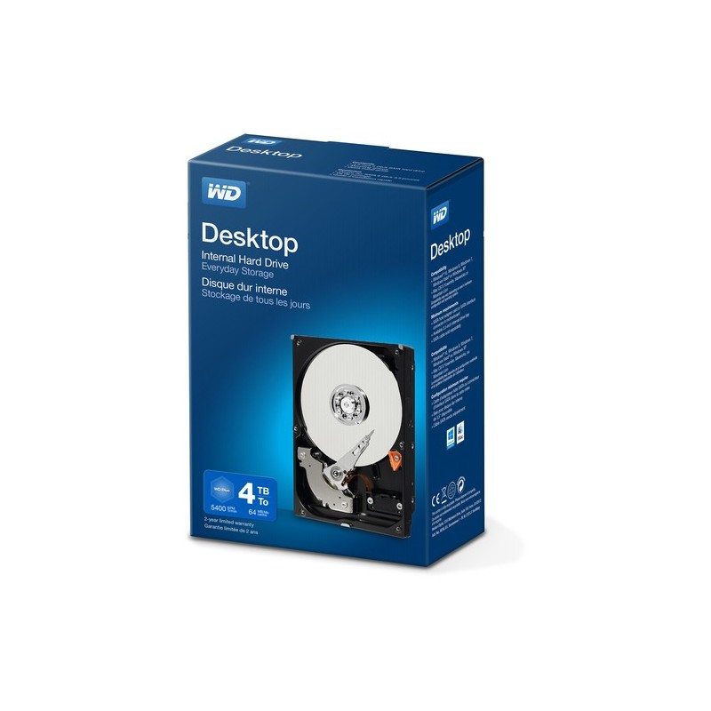 Western Digital DISCO DURO DESKTOP MAINSTREAM VERDE 4TB KIT - 3.5" SAT