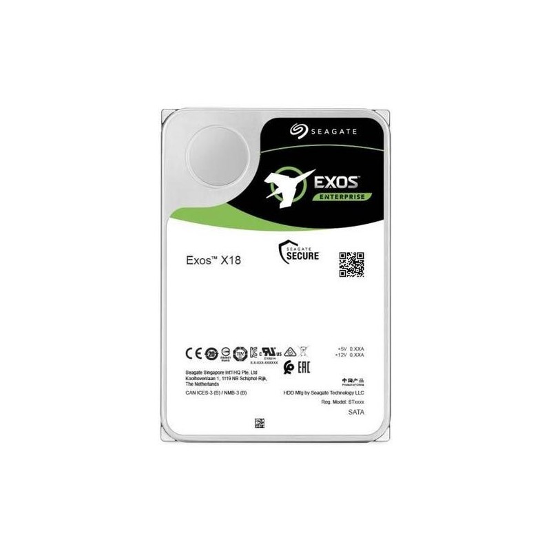 Seagate DISCO DURO ENTERPRISE C EXOS X18 14TB 3.5" 7200RPM SATA HELIUM