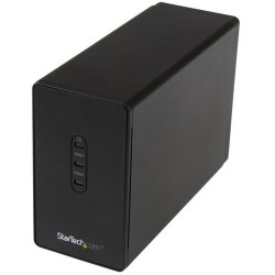 StarTech 2.5 SSD/DISCO DURO TWO-BAY ENCLOSURE SOPORTES 5MM TO 15MM DRI