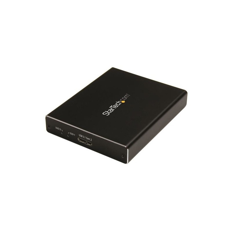 StarTech CAJA EXTERNA DISCO DURO DUAL MSATA CON RAID USB 3.1 10GBPS US