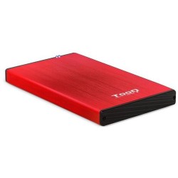 TOOQ TQE-2527R CAJA DISCO DURO 2.5" USB 3.1 GEN1 USB 3.0 ROJO