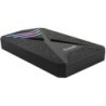 TOOQ TQE-2550RGB CAJA 2.5" USB 3.1 GEN1 LED COLORES NEGRO