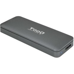 TOOQ CAJA EXTERNA PARA DISCOS SSD M.2 NGFF USB GRIS