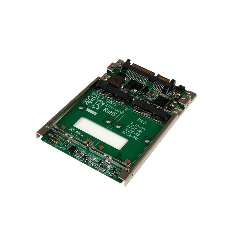 StarTech DUALMSATA SSD RAID - 2.5" SATA RAID ADAPTADOR CONVERTIDOR