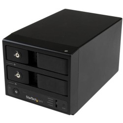 StarTech USB 3.0/ESATA 2X CAJA DISCO CON UASP PARA 3.5" SATA DISCO DUR