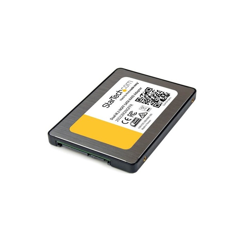 StarTech DUAL M.2 NGFF SSD A 2.5" ADAPTADOR SATA CON RAID AND TRIM SUP