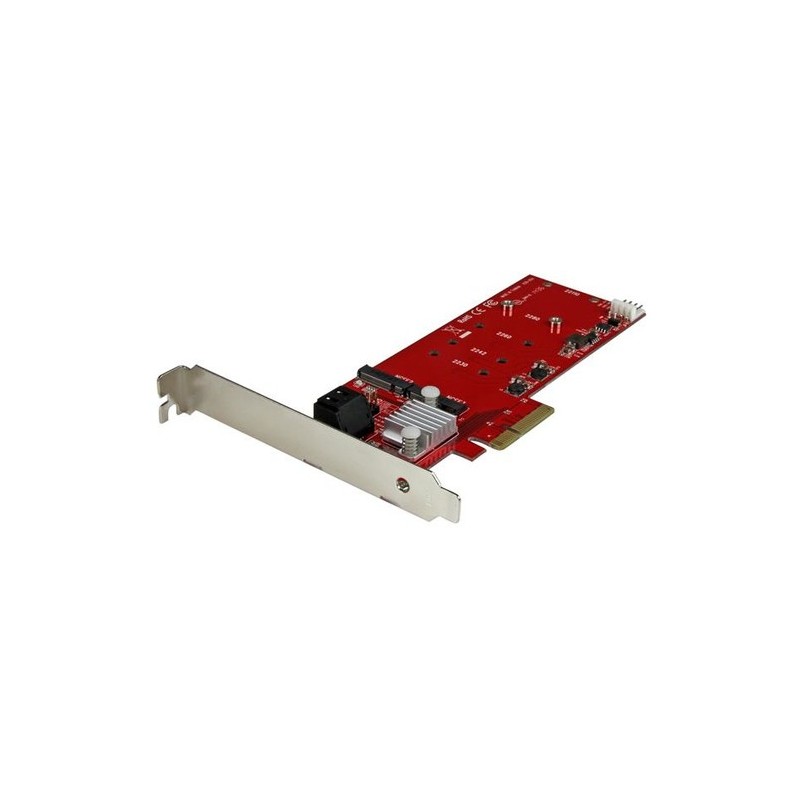 StarTech 2SLOT PCI EXPRESS M2 TARJETA RAID SATA3 PUERTOS PCIE SATA CAR