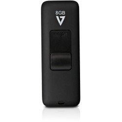 V7 8GB FLASH DRIVE USB 2.0 NEGRO CONECTOR RETRACTIL RTL