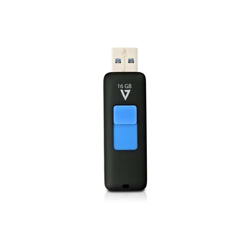 V7 16GB FLASH DRIVE USB 3.0 NEGRO CONECTOR RETRACTIL RTL