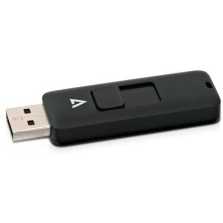 V7 32GB FLASH DRIVE USB 2.0 NEGRO CONECTOR RETRACTIL RTL