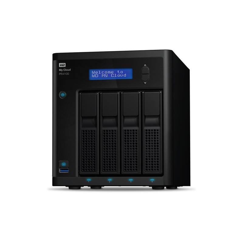 Western Digital SERVIDOR NAS MYCLOUD PR4100 40TB 3.5" 4 BAHIAS 4x10TB