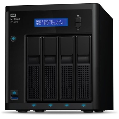 Western Digital SERVIDOR NAS MYCLOUD PR4100 40TB 3.5" 4 BAHIAS 4x10TB