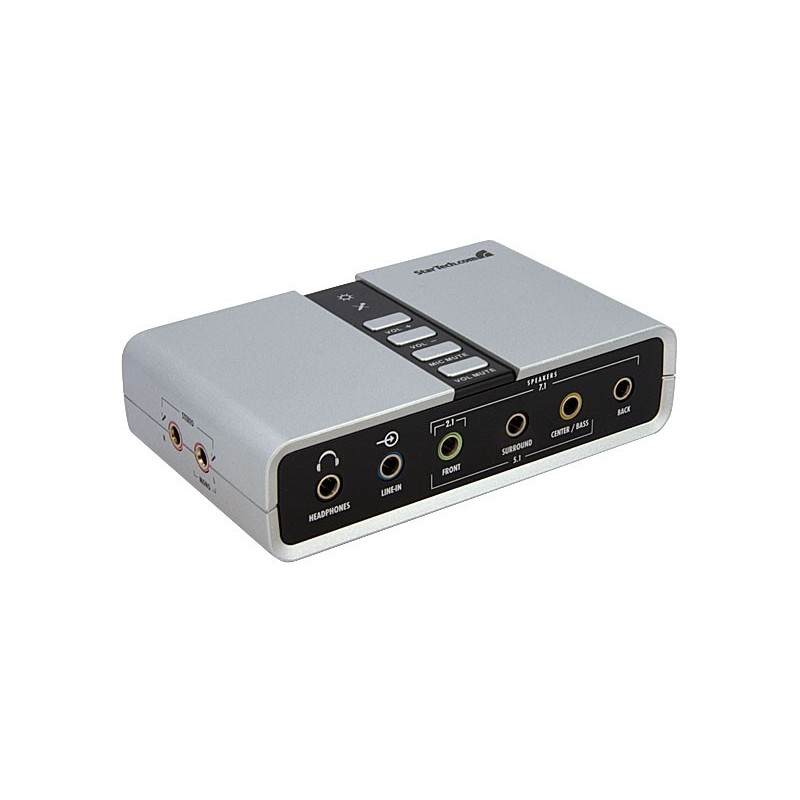 StarTech ADAPTADOR USB AUDIO 7.1 TARJETA SONIDO EXTERNA DIGITAL SPDIF