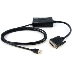 CABLE 1 8M ADAPTADOR DE VIDEO EXTERNO USB A DVI-D CONVERSOR